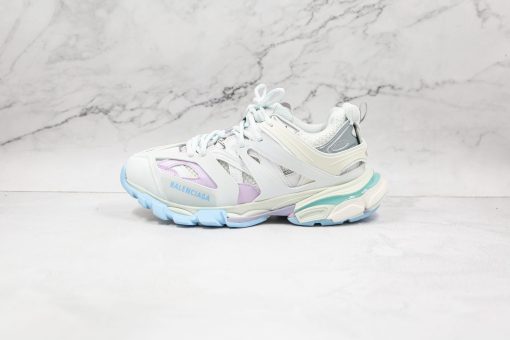 Balenciaga Triple S white blue pink