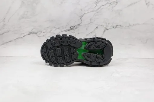 Balenciaga Triple S black green
