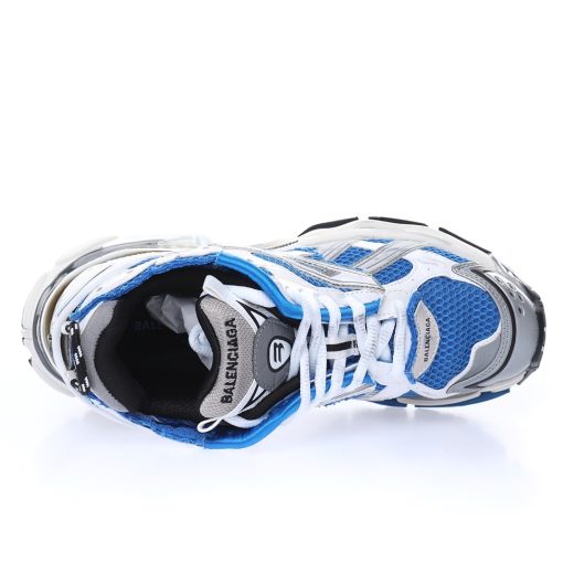 BALENCIAGA Runner Sneaker”Blue/White/Silver”