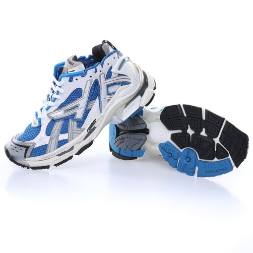 BALENCIAGA Runner Sneaker”Blue/White/Silver”
