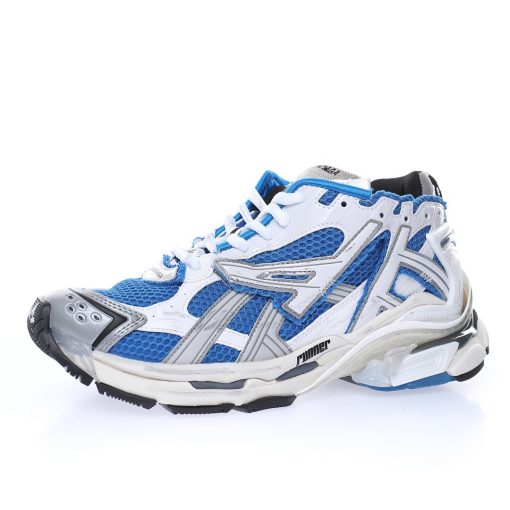 BALENCIAGA Runner Sneaker”Blue/White/Silver”