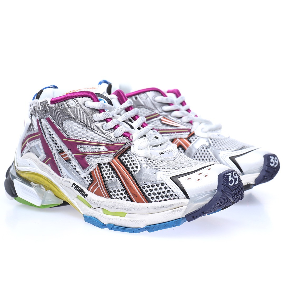 BALENCIAGA Runner Sneaker”Sliver/Purple”