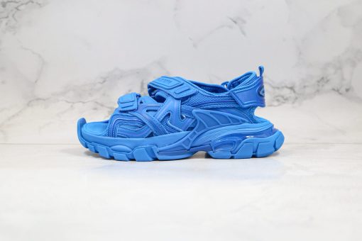 Balenciaga Velcro sandals blue