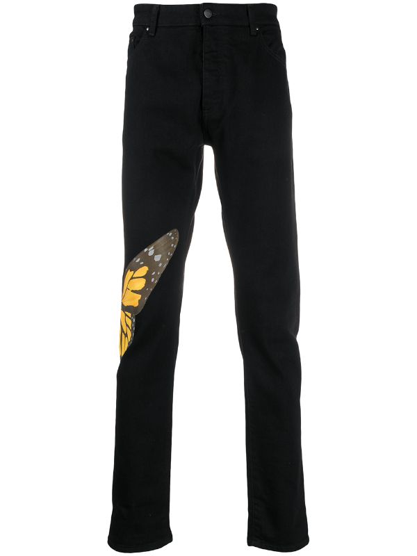 Palm Angels butterfly Skiny Long Jeans