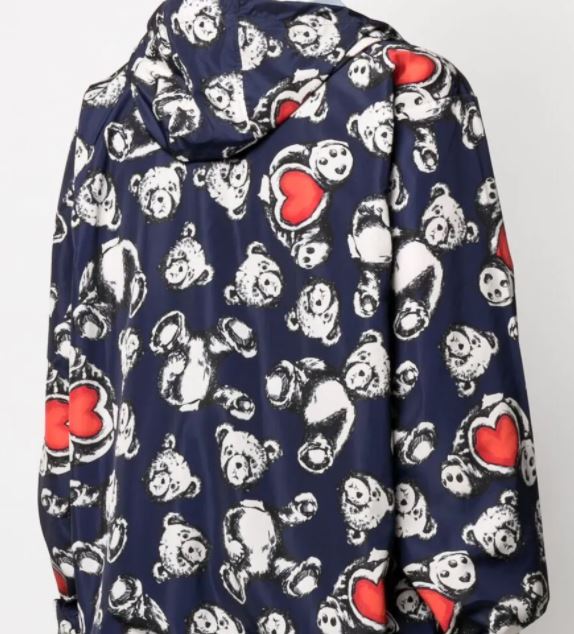 PALM ANGELS COLOUR-BLOCK PATTERNED VARSITY JACKET