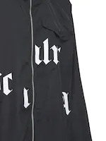 PALM ANGELS BROKEN LOGO PRINT TECH WINDBREAKER