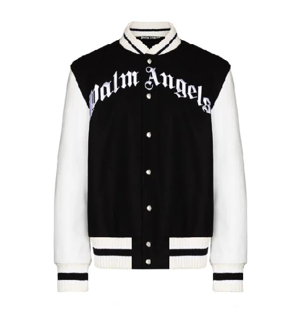 PALM ANGELS X BROWNS 50 LOGO BOMBER JACKET