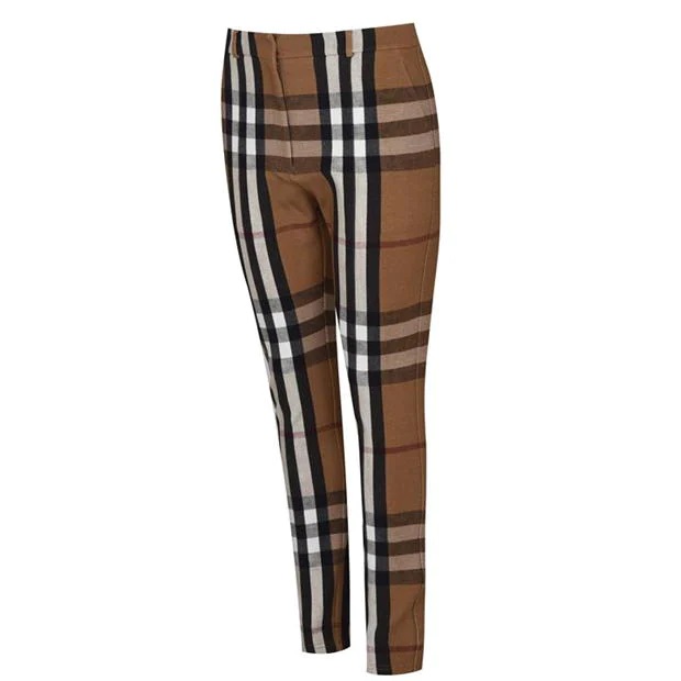 BURBERRY CHECK TROUSERS