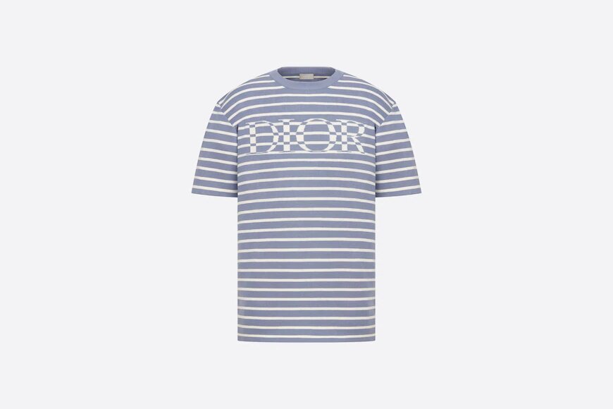 OVERSIZED “DIOR” STRIPED T-SHIRT