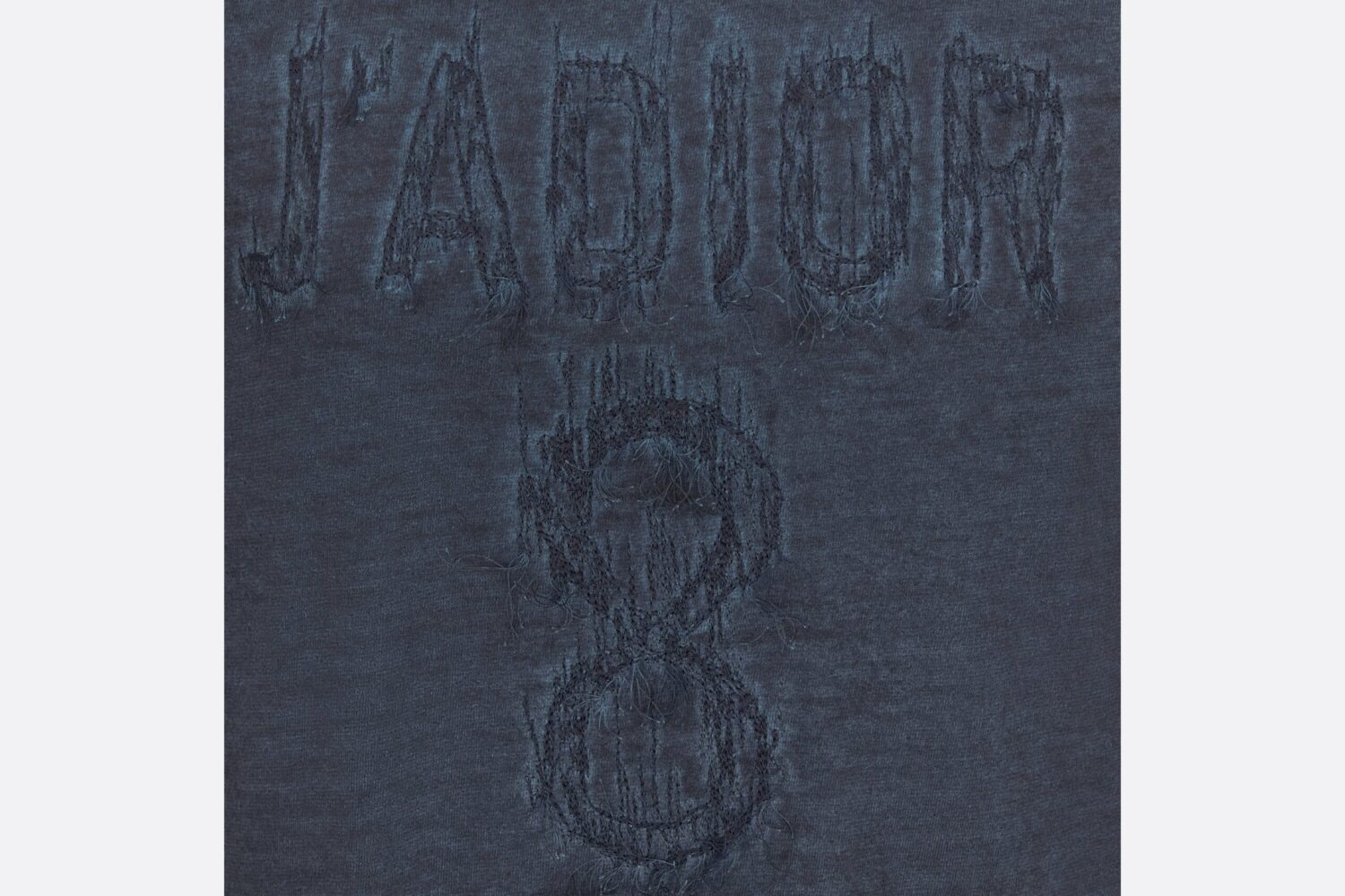 T-SHIRT WITH “J’ADIOR 8” EMBROIDERY