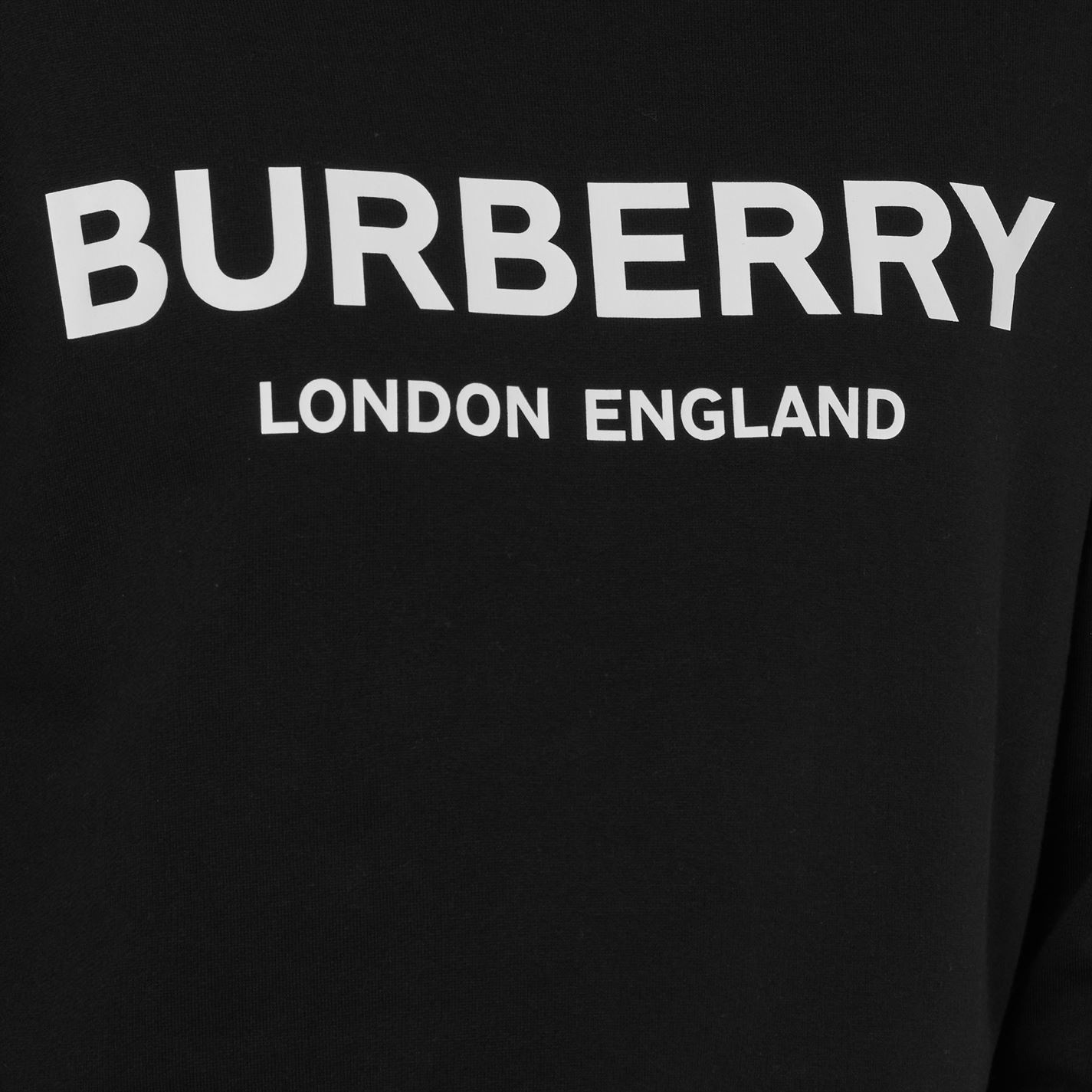 BURBERRY LOGO SWEATSHIRT BLACK OR WHITE