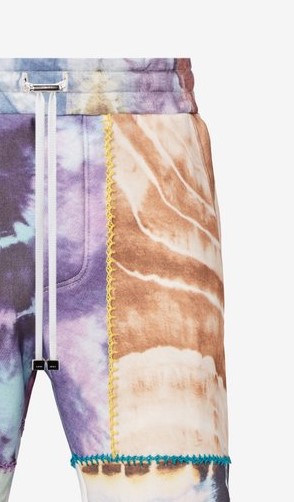 AMIRI TIE DYE PATCHWORK SWEATPANT