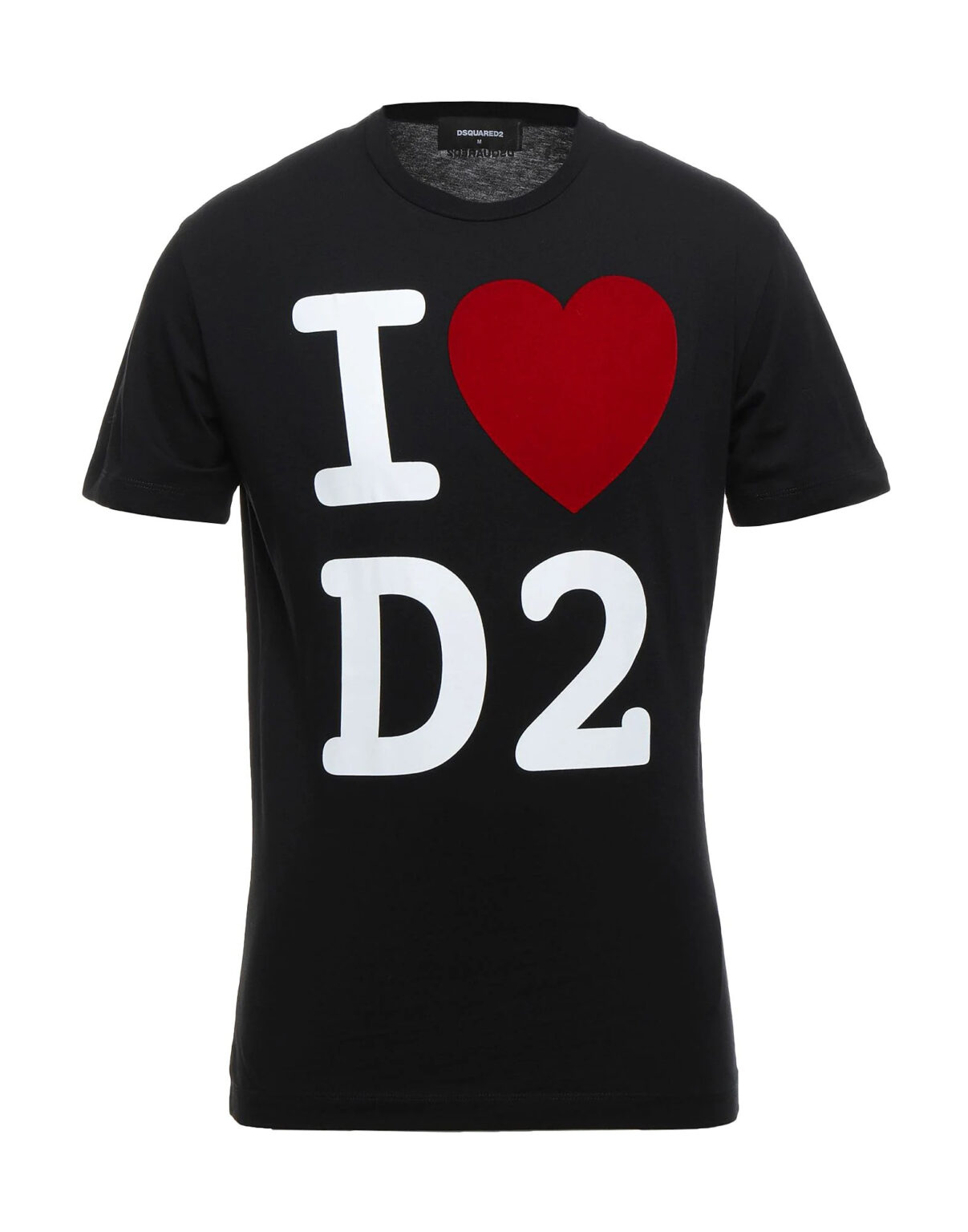 DSQUARED2 I LOVE D2 PRINTED SHORT SLEEVE T-SHIRT