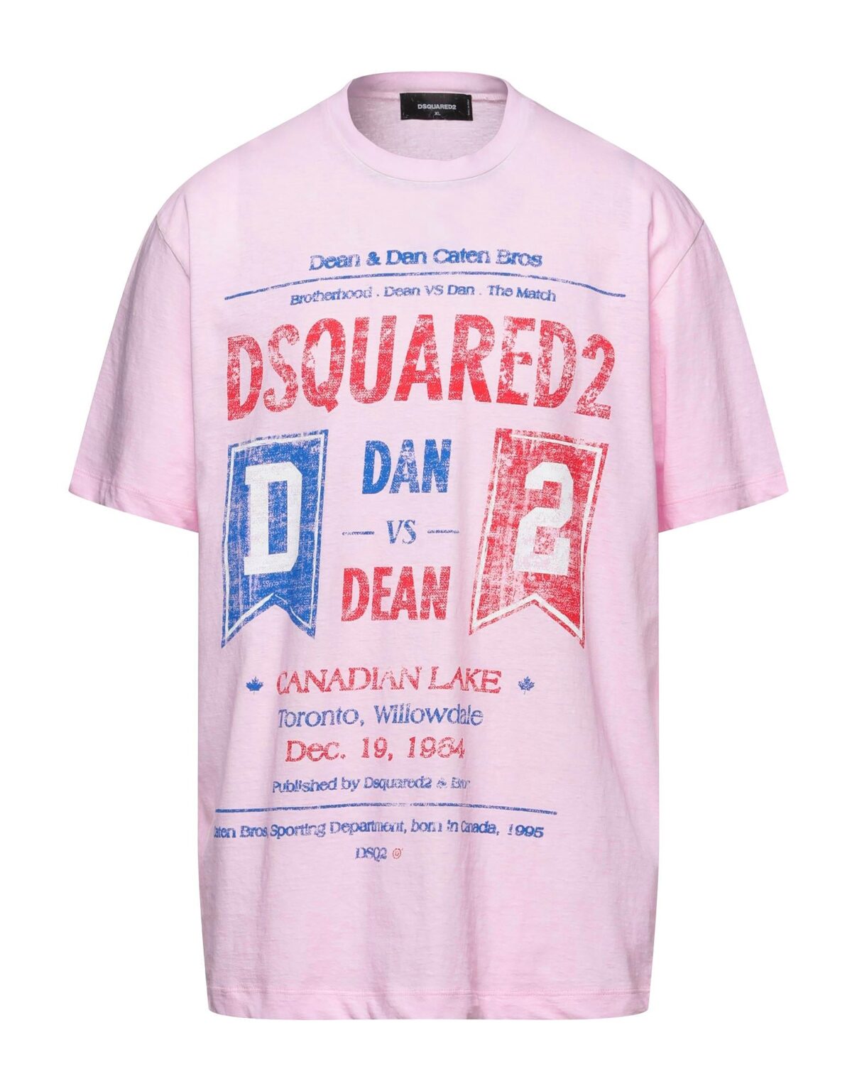 DSQUARED2 “DAN VS DEAN” PRINTED SHORT SLEEVE T-SHIRT