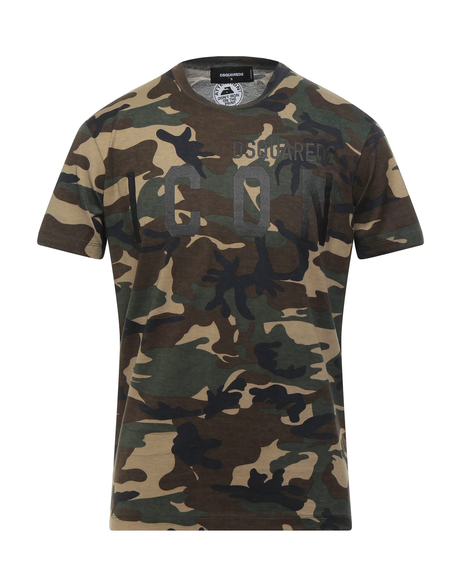 DSQUARED2 CAMOUFLAGE SHORT SLEEVE T-SHIRT