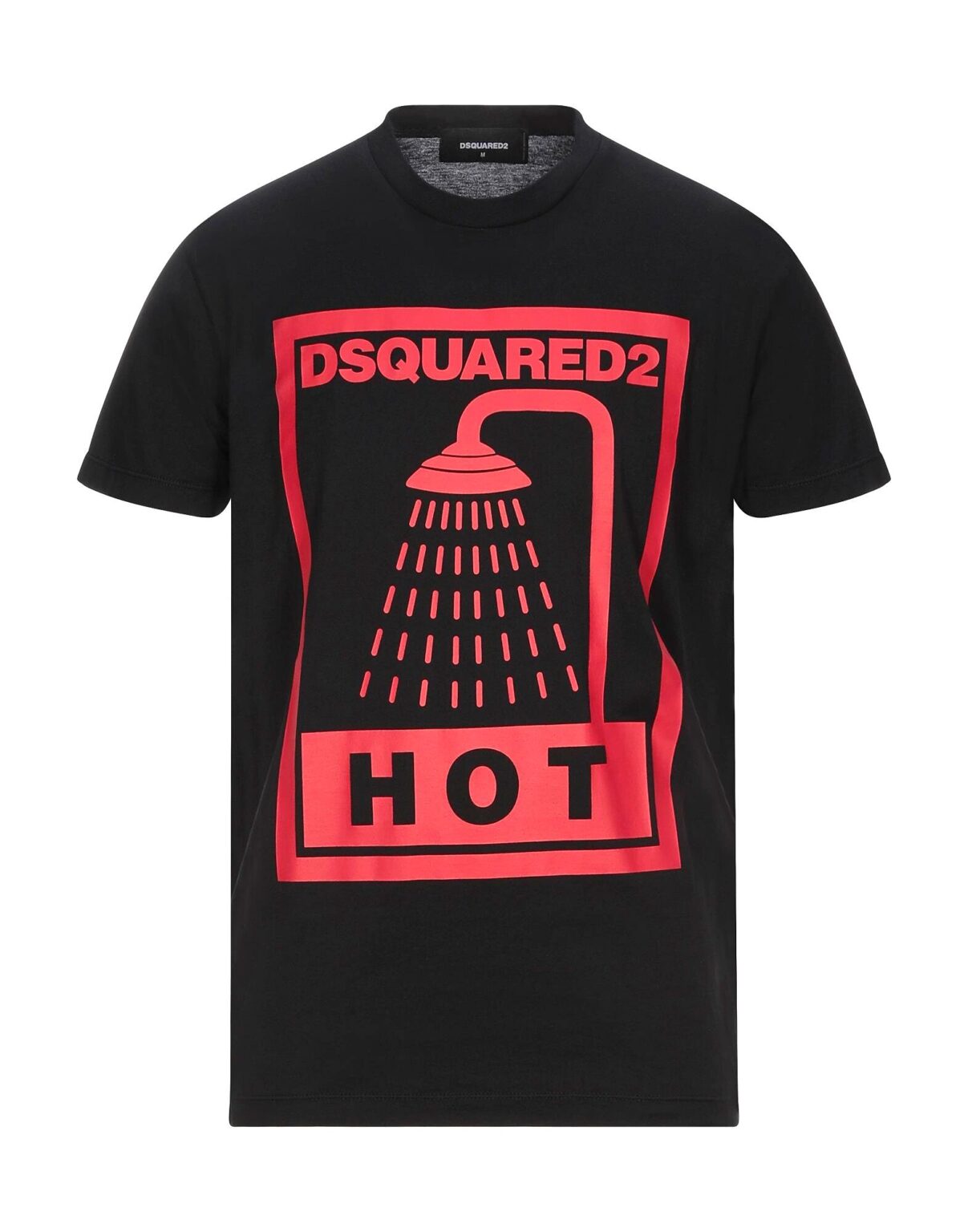 DSQUARED2 HOT SHOWER PRINTED SHORT SLEEVE T-SHIRTDSQUARED2 HOT SHOWER PRINTED SHORT SLEEVE T-SHIRT