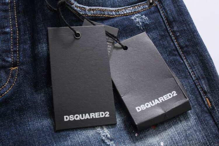 DSQUARED2 BLUE RIPPED JEANS