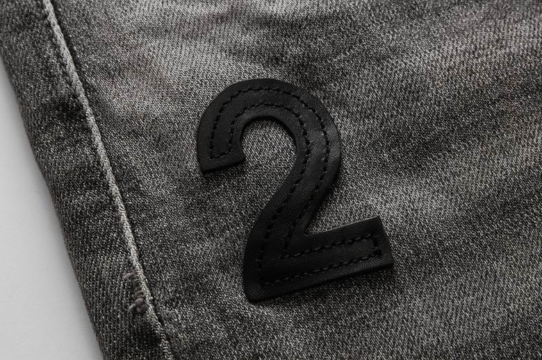 DSQUARED2 GREY RIPPED JEANS “2”