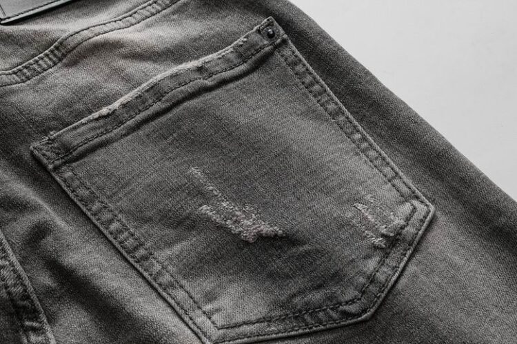 DSQUARED2 GREY RIPPED JEANS “2”