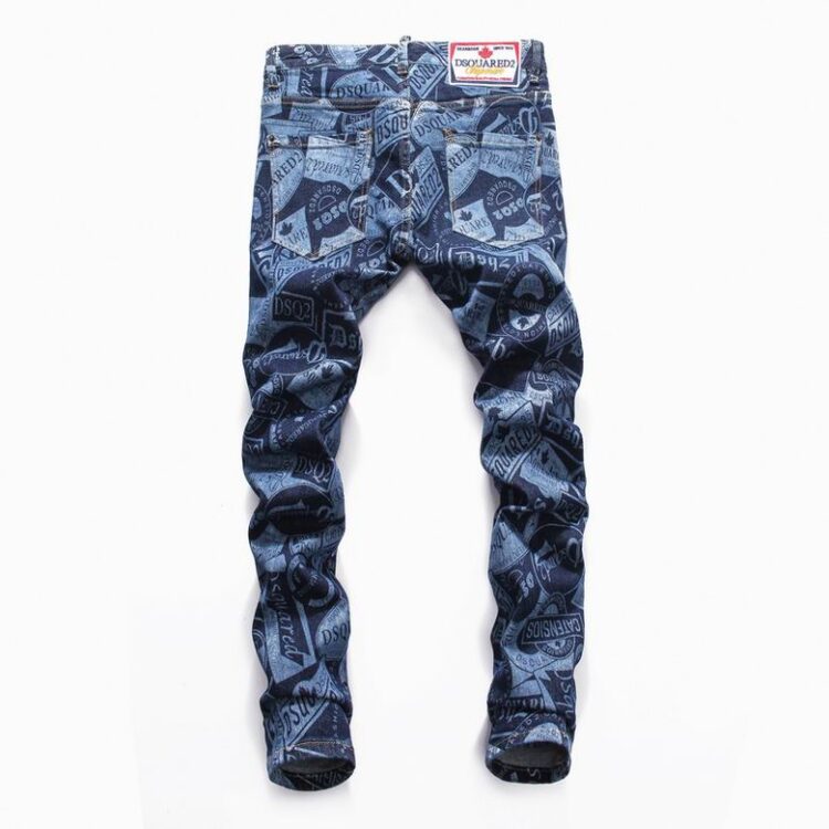 DSQUARED2 LOGO PRINT JEANS