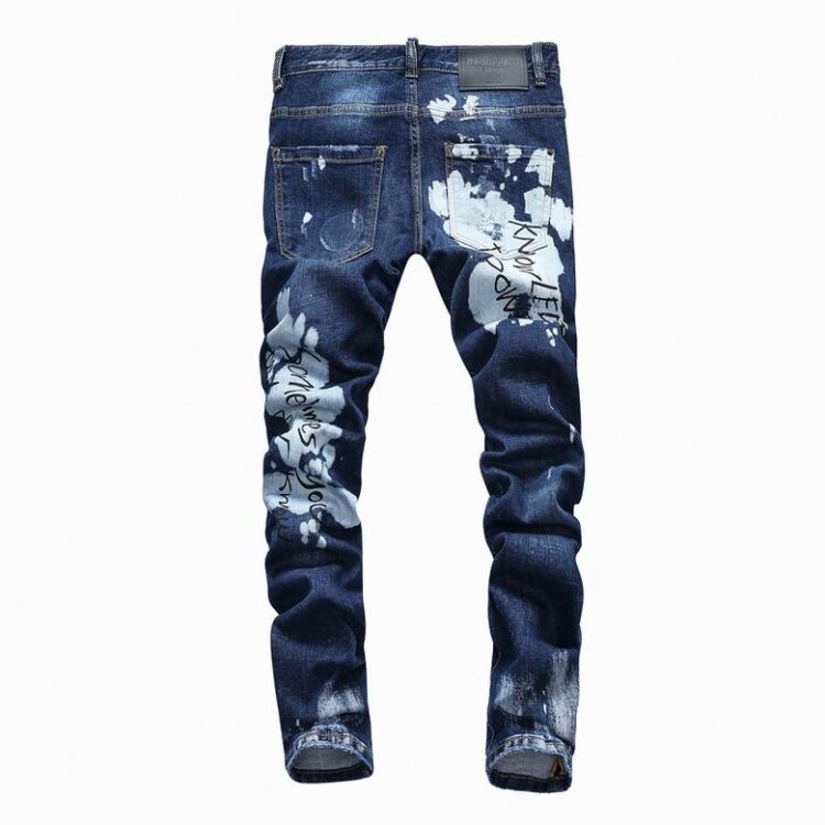 DSQUARED2 PAINTED BLUE JEANS