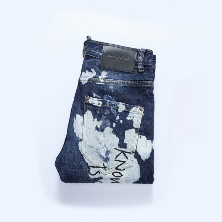 DSQUARED2 PAINTED BLUE JEANS