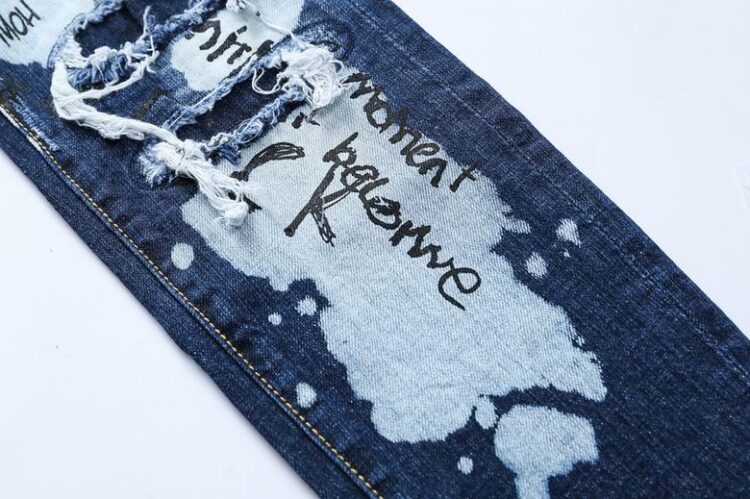 DSQUARED2 PAINTED BLUE JEANS