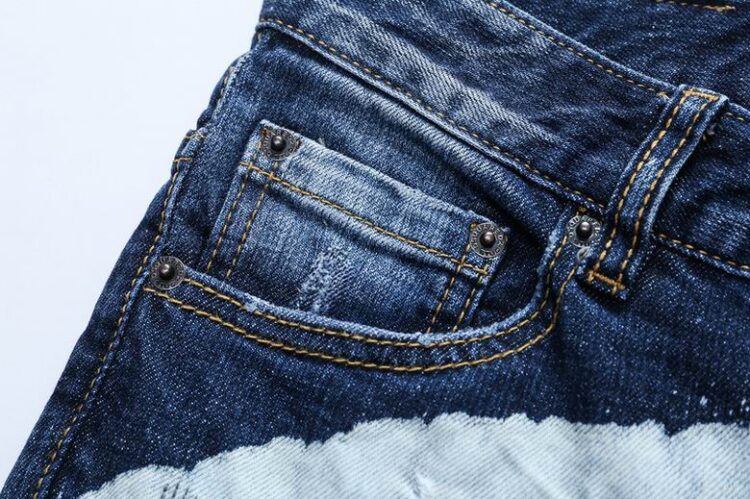 DSQUARED2 PAINTED BLUE JEANS