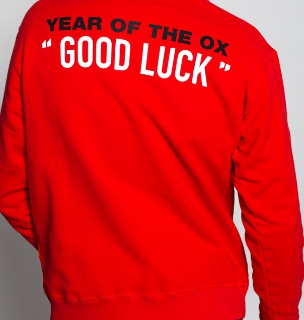 DSQUARED 2 RED SWEATSHIRT WITH LOGO