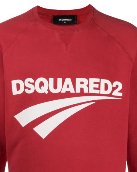 DSQUARED2 LOGO PRINT CREW NECK SWEATSHIRT