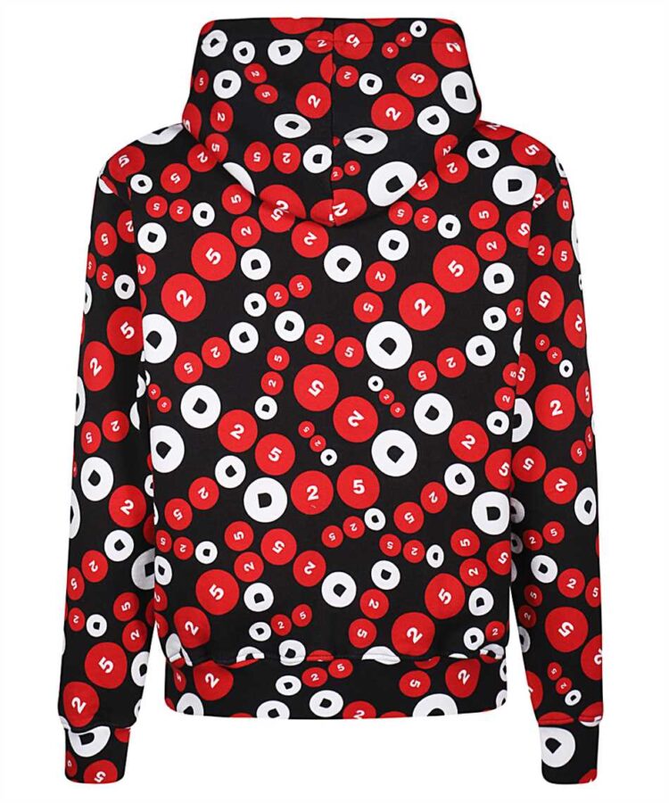 DSQUARED2 PRINTED HOODIE