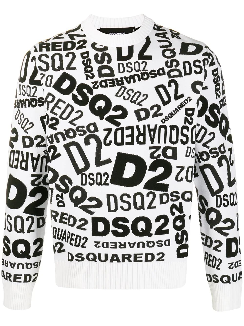 DSQUARED2 LOGO PRINT SWEATSHIRT -RED2-