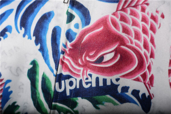Supreme Jacket All printed jean jacket