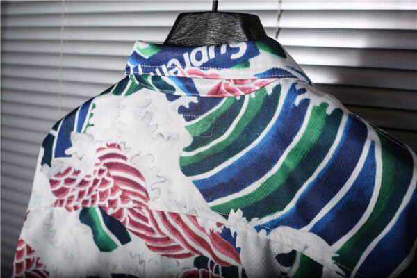 Supreme Jacket All printed jean jacket