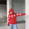 Supreme Hoodies Big logo printed 1