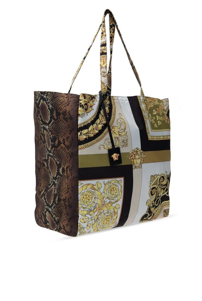 VERSACE PATTERNED SHOPPER BAG