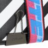 OFF-WHITE Diag Flap Crossbody Black White