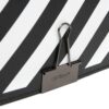 Off-White Mini Handtasche mit diagonalen Streifen