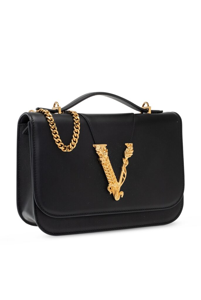 VERSACE SHOULDER BAG WITH LOGO