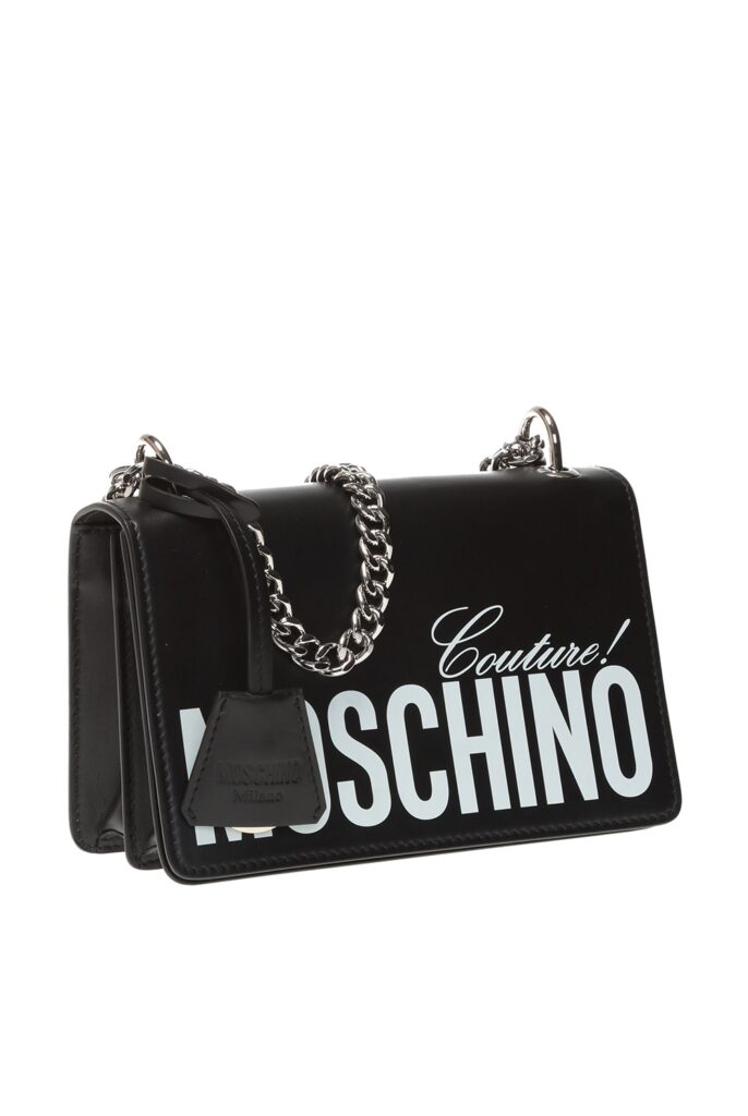 MOSCHINO BRANDED SHOULDER BAG