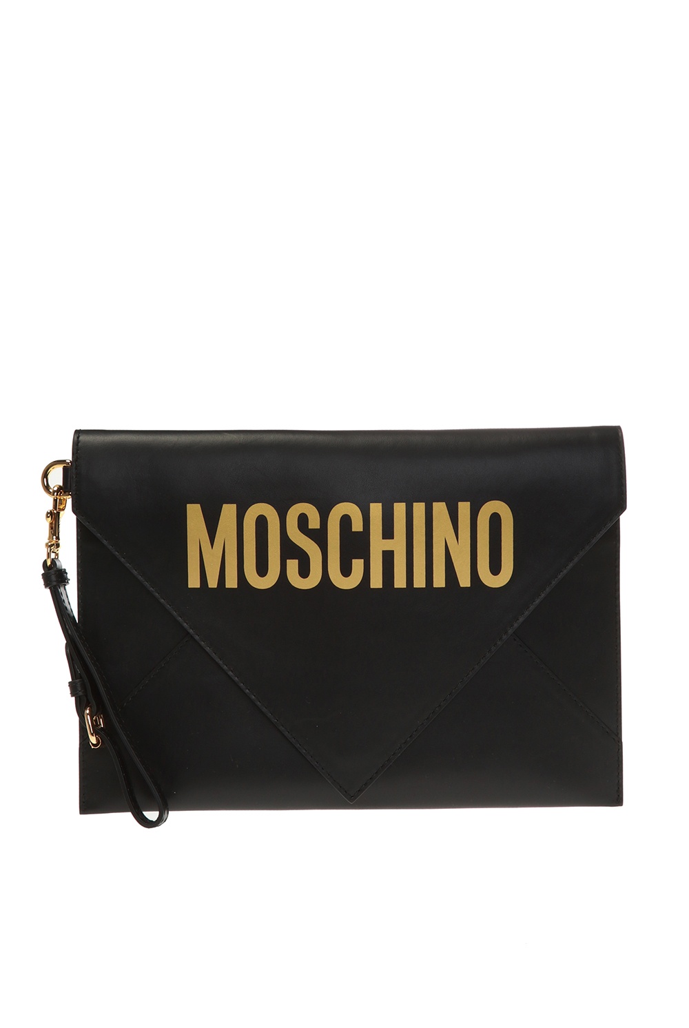 MOSCHINO LOGO CLUTCH