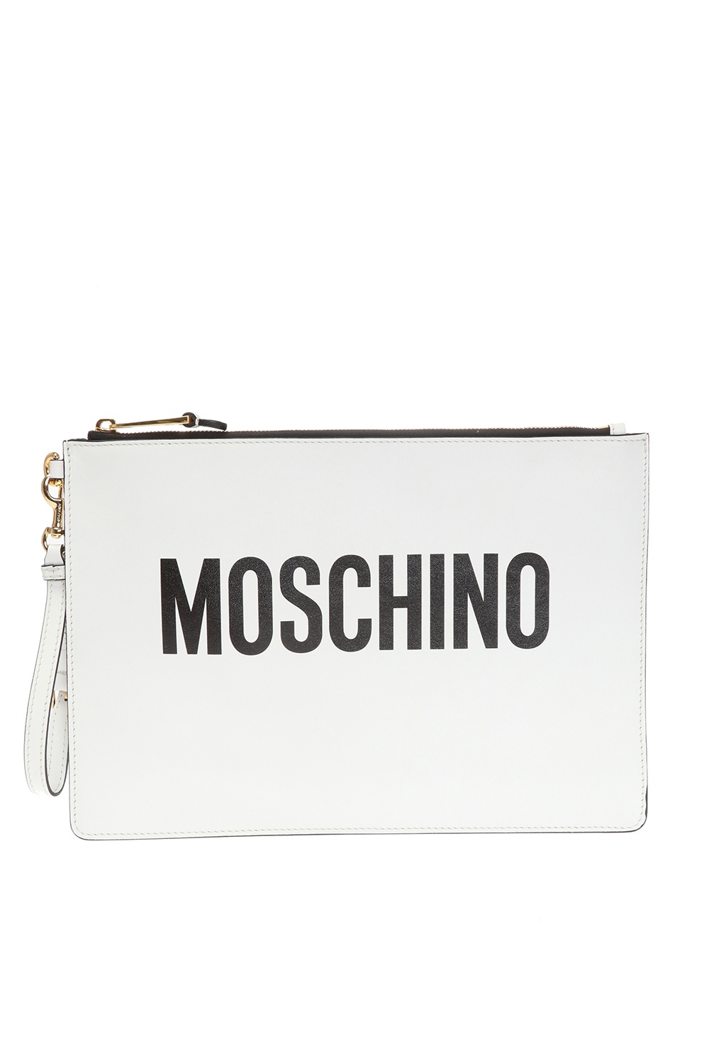 MOSCHINO LOGO-PRINTED CLUTCH