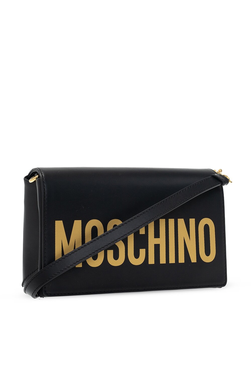 MOSCHINO LOGO-PRINTED SHOULDER BAG