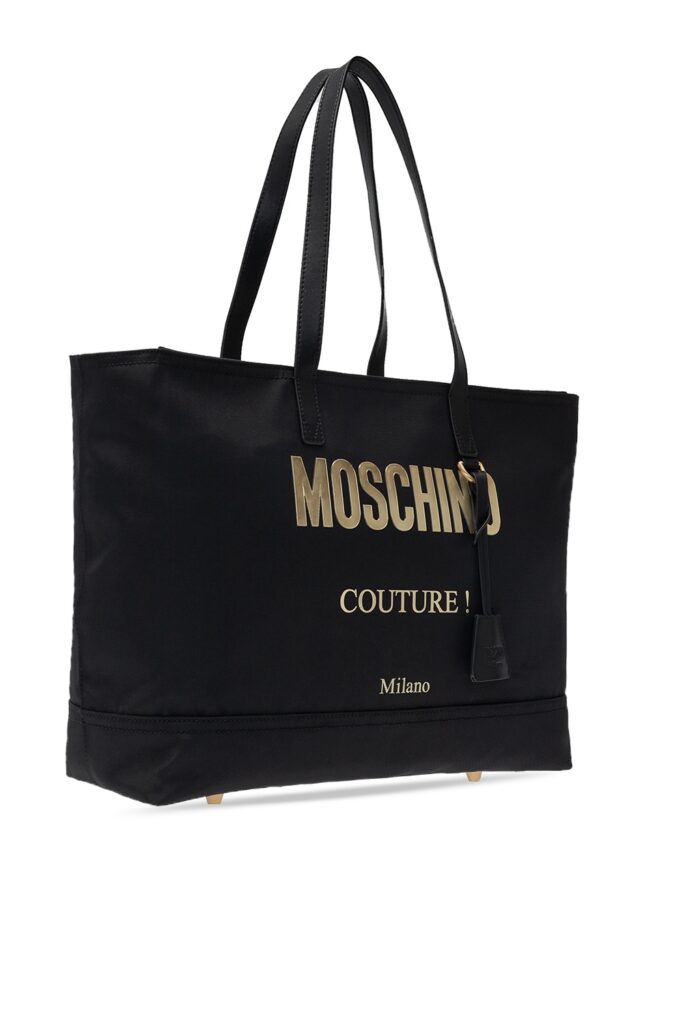 MOSCHINO SHOPPER BAG WITH LOGO