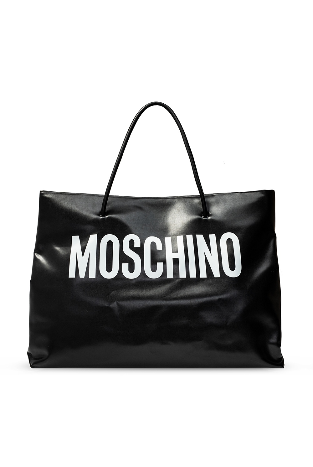 MOSCHINO SHOPPER BAG WITH LOGO