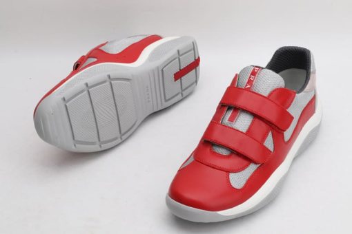 Prada America’s Cup Soft rubber and bike fabric sneakers