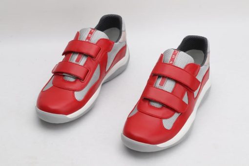 Prada America’s Cup Soft rubber and bike fabric sneakers