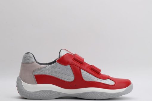 Prada America’s Cup Soft rubber and bike fabric sneakers