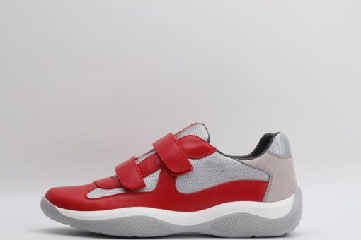 Prada America’s Cup Soft rubber and bike fabric sneakers