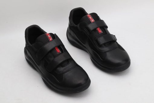 Prada America’s Cup Soft rubber and bike fabric sneakers